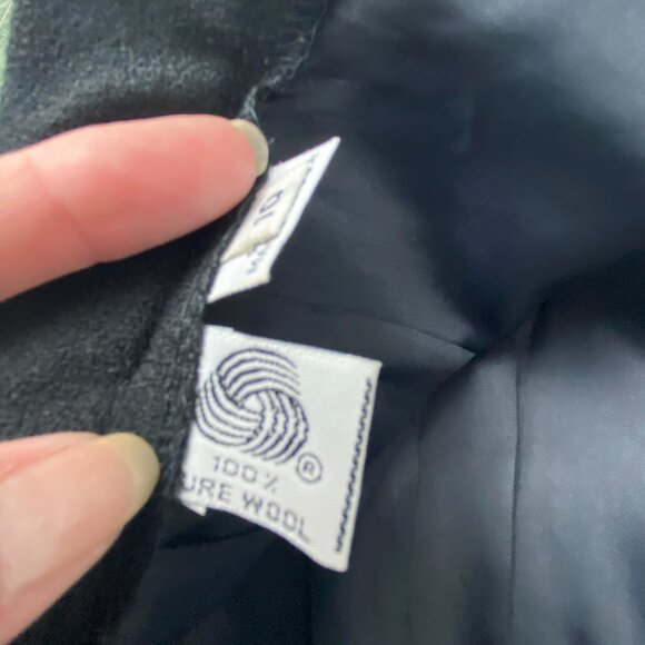 Black Wool Skirt size 10 - Picture 5 of 8